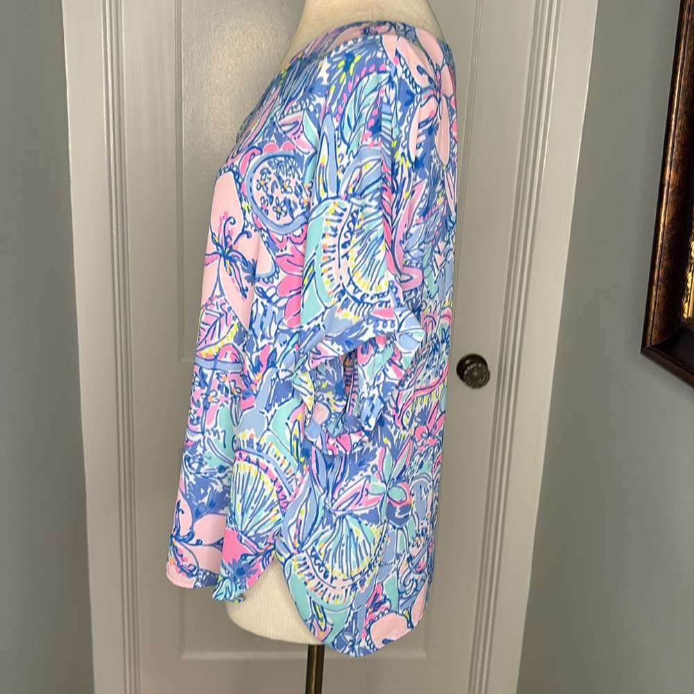 Excellent Condition Lilly Pulitzer Casden Top Size Large - Picture 3 of 7